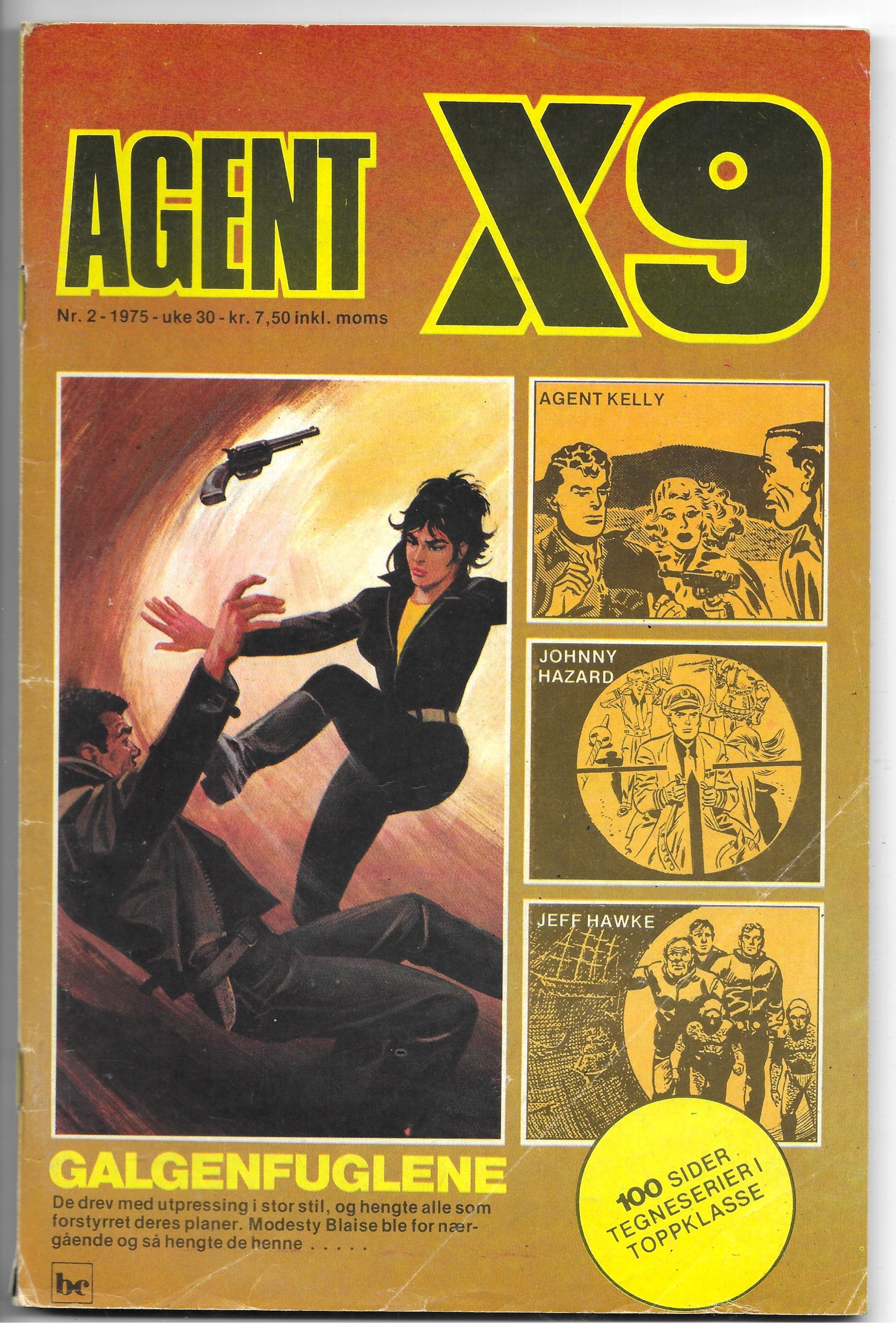 AGENT X9 Nr.2 1975 FN