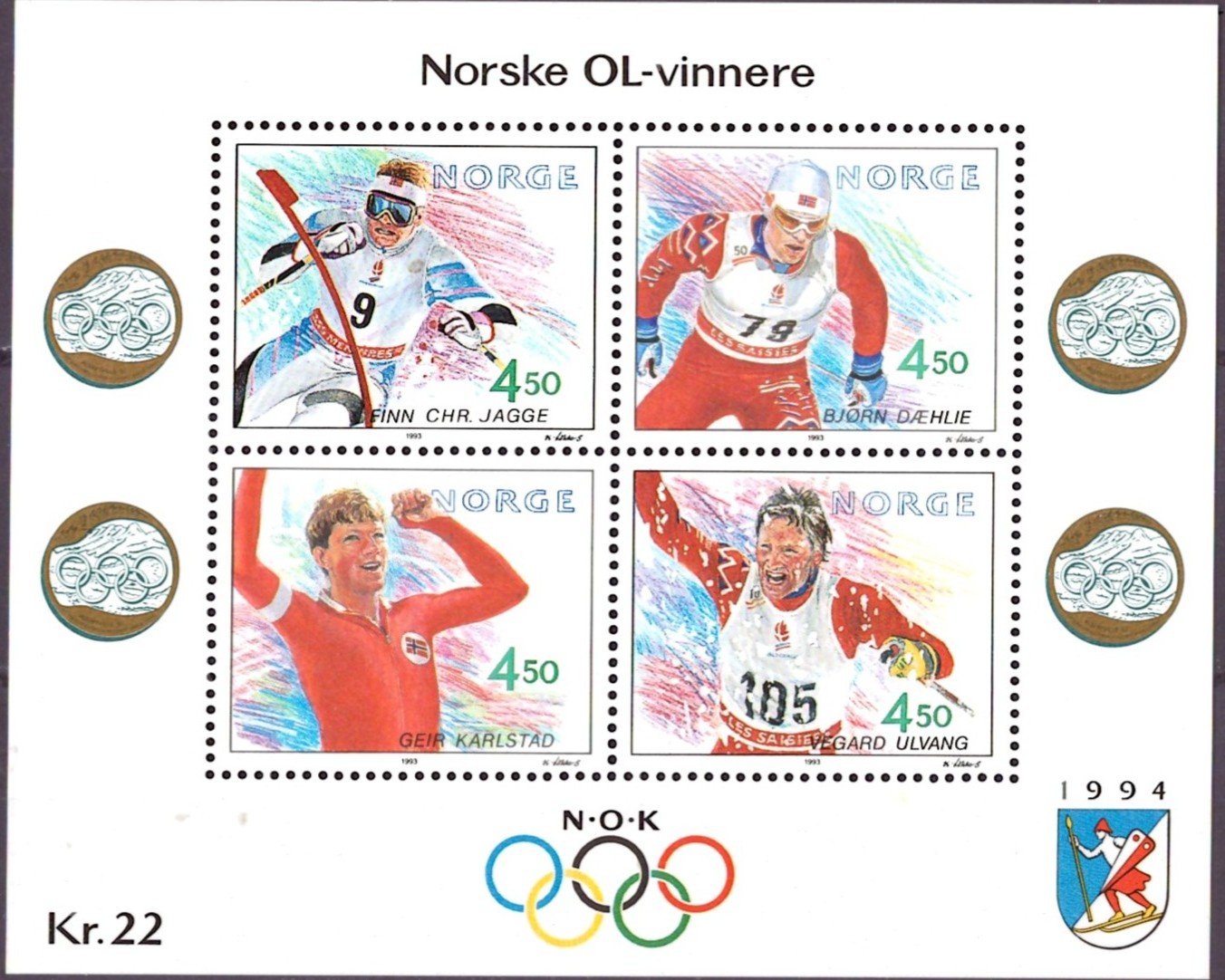 NK 1168/71. (Blokk 18) POSTFRISK** (55,-)