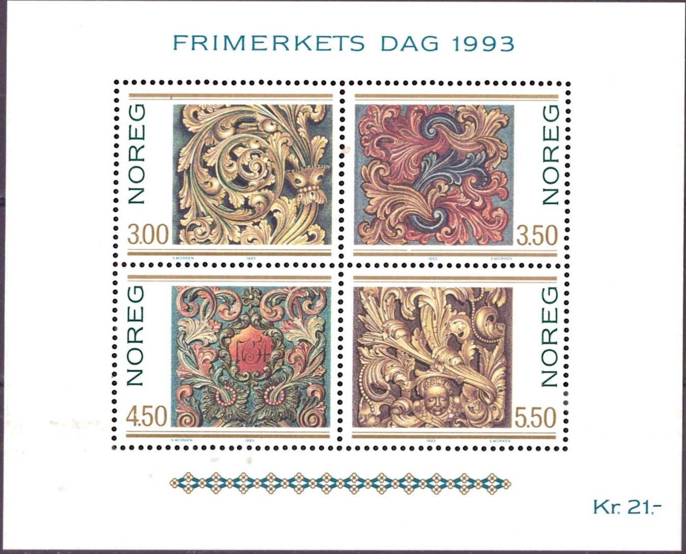 NK 1184/87. (Blokk 19) POSTFRISK**    (75,-)