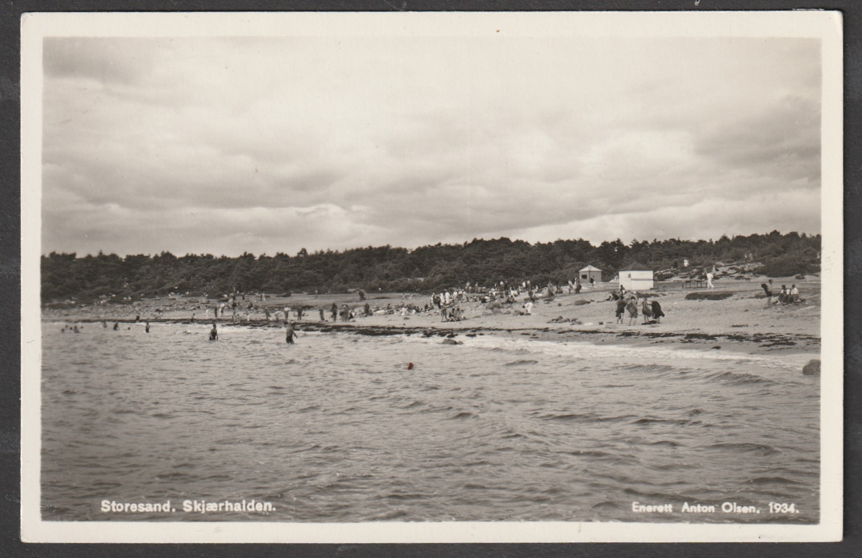 Storesand. Skjærhalden. Anton Olsen