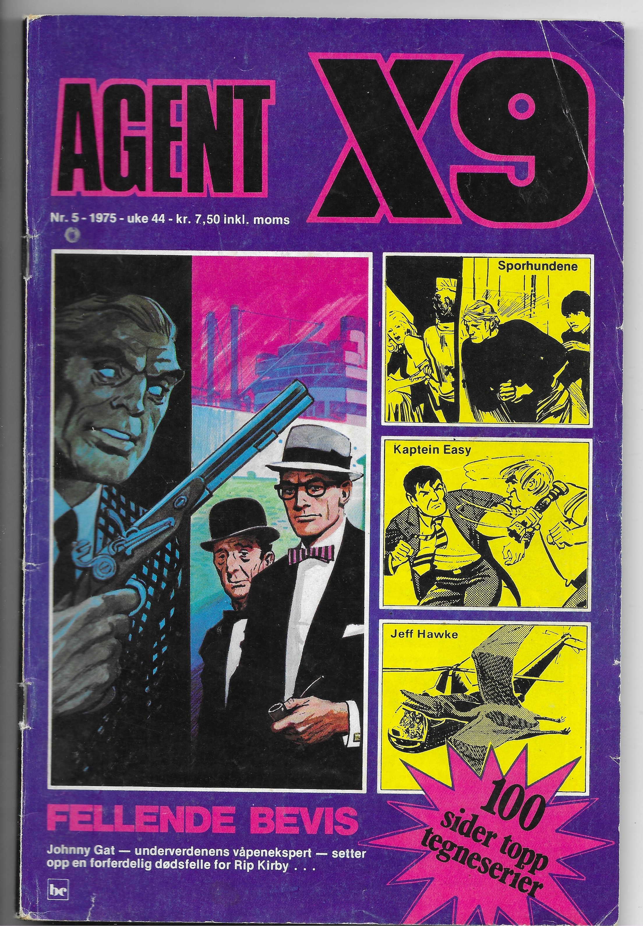 AGENT X9 Nr.5 1975 VG