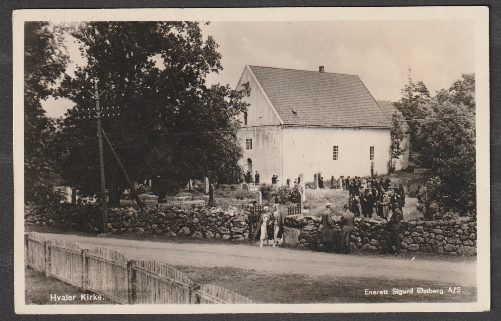 Hvaler Kirke. Sigurd Olsen. Praktstpl. KPH D/S olava