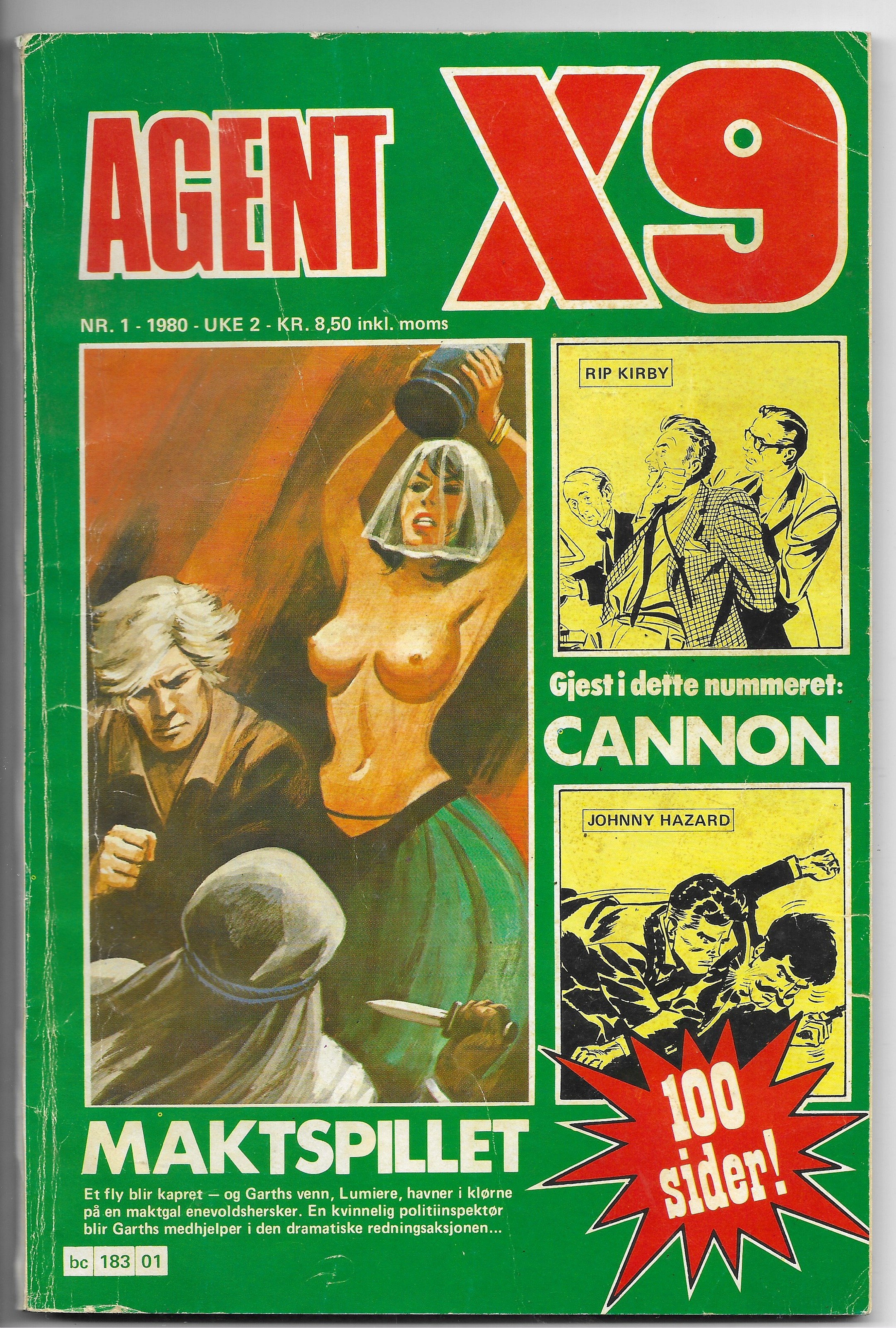 AGENT X9 Nr.1 1980.