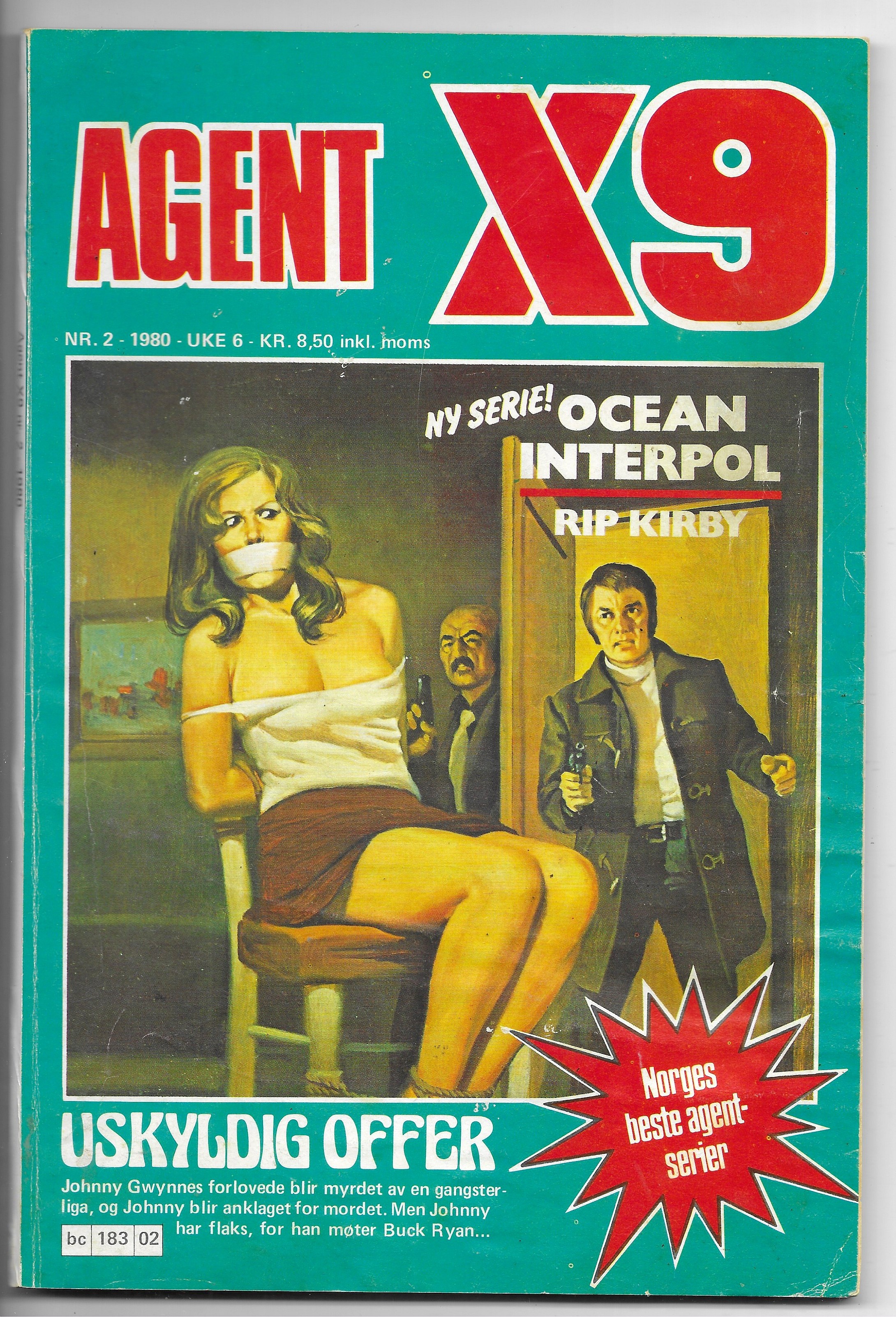 AGENT X9 Nr.2 1980 VG
