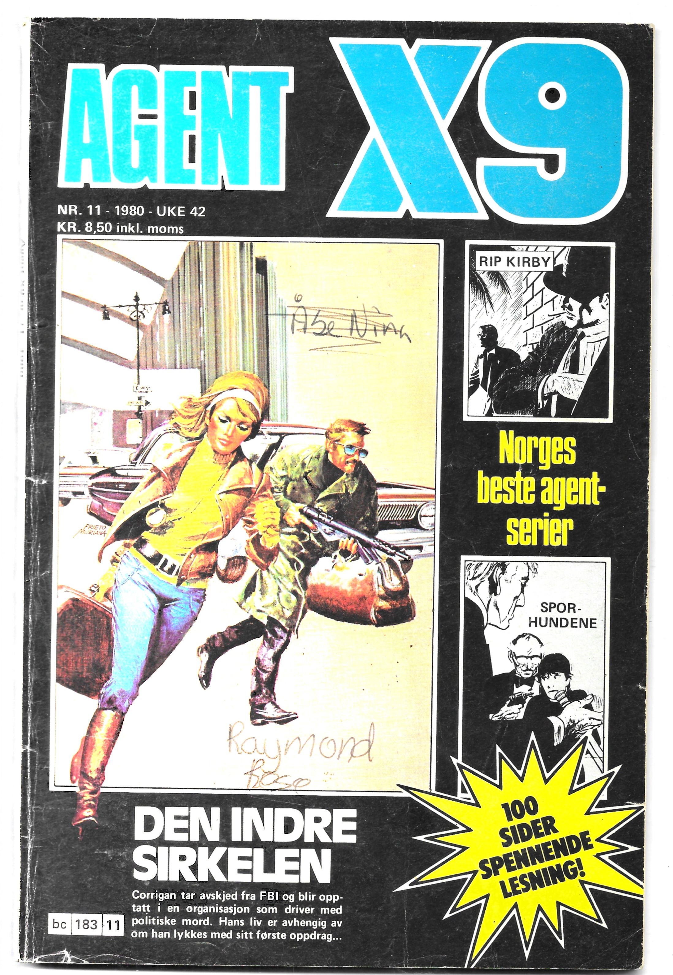 AGENT  X9  Nr.11  1980  VG-