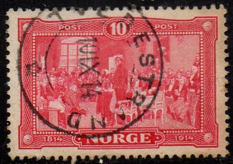 Hk 115 st Tvedestrand 1914 sideveis