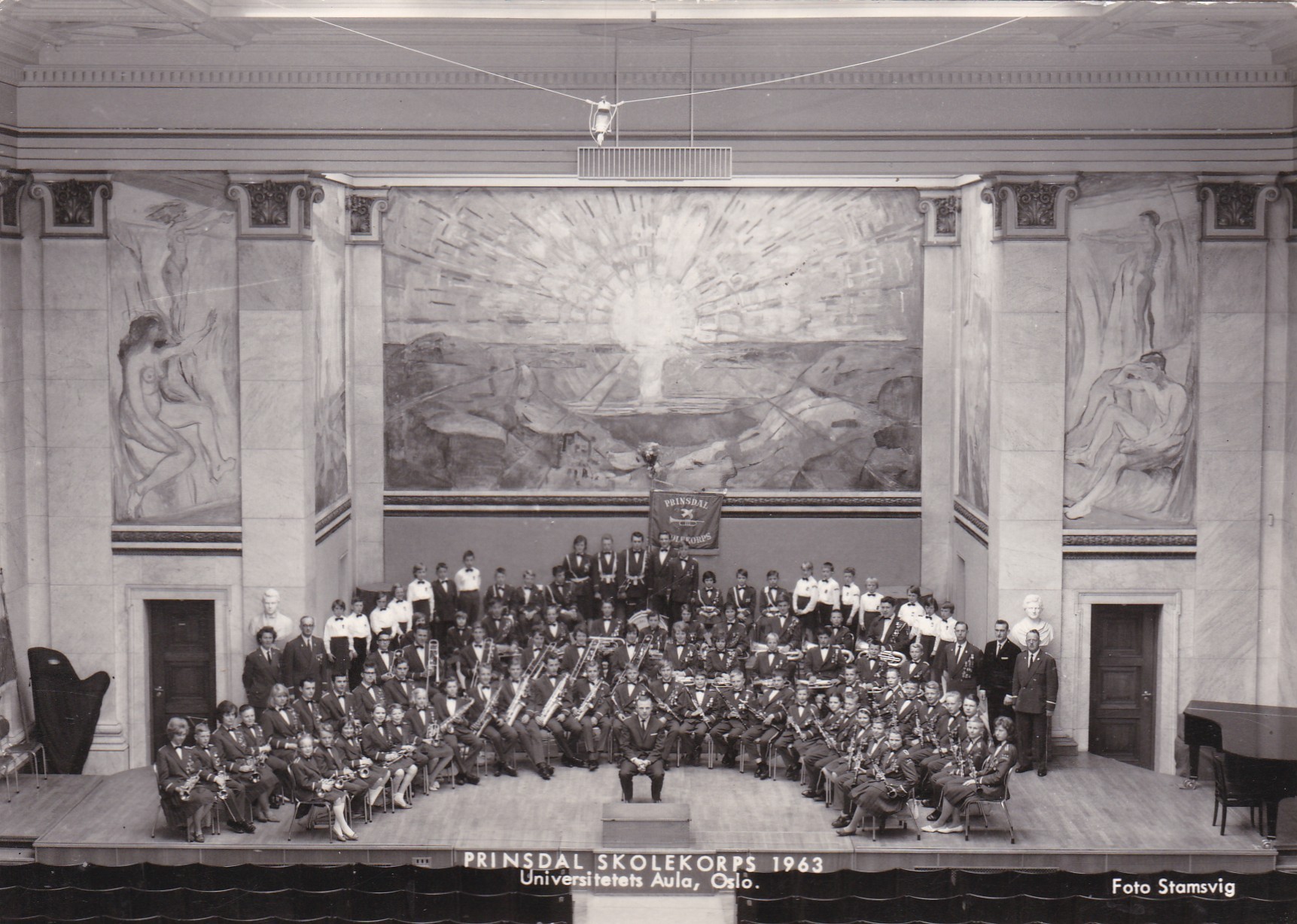 Prinsdal Skolekorps 1963, Universitetets Aula, Oslo (Stamsvik)