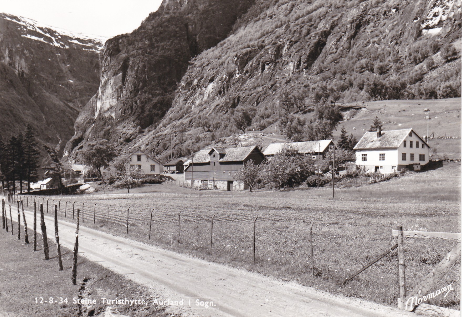 Steine Turisthytte, Aurland i Sogn ( Normann 12-8-34)
