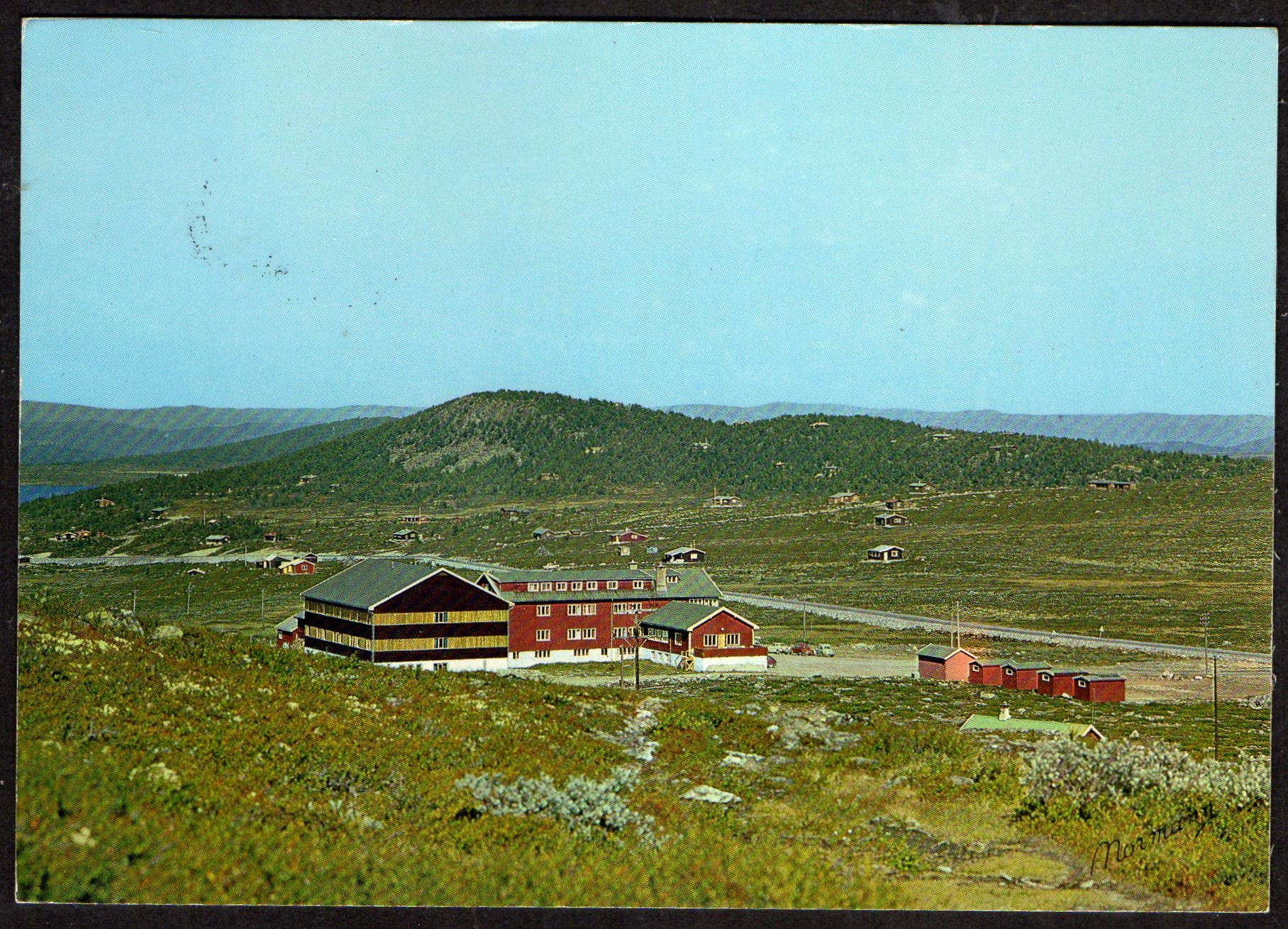 Kort Vasstulan Høyfjellssenter st Brostrud 1972 - Normanns kortforlag