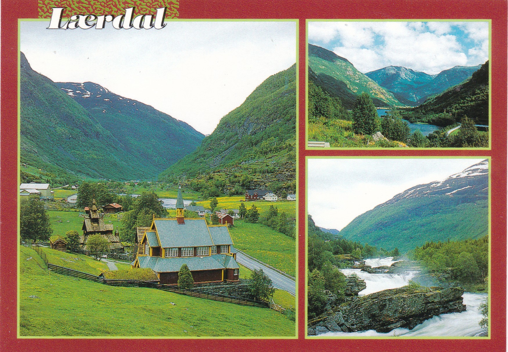 Lærdal, 3-bilders ( Normann N-05-068)
