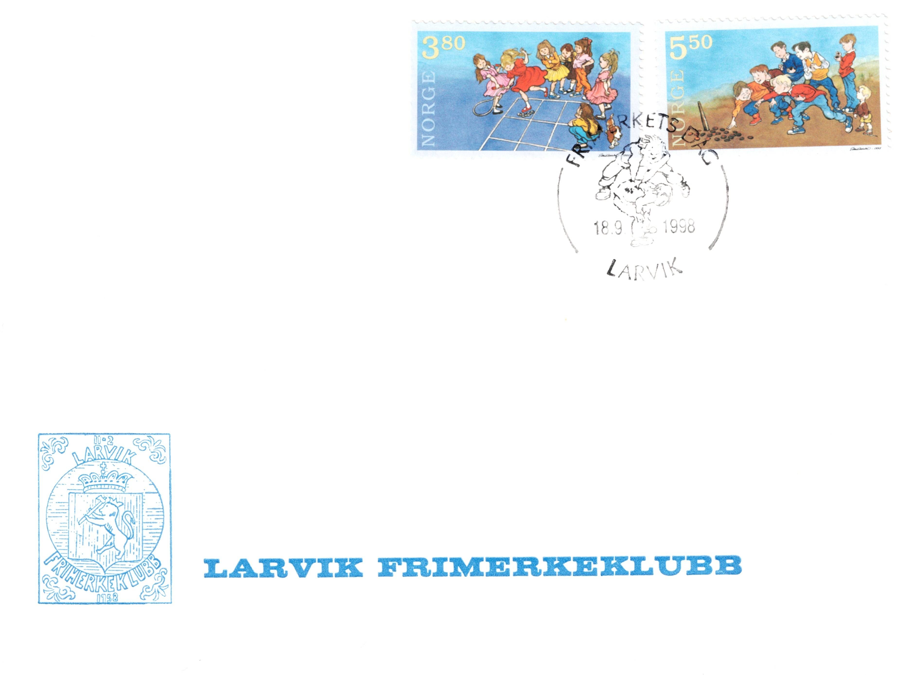 FDC 1998  NK1339-1340  Vignett: 37  Grad: 6.