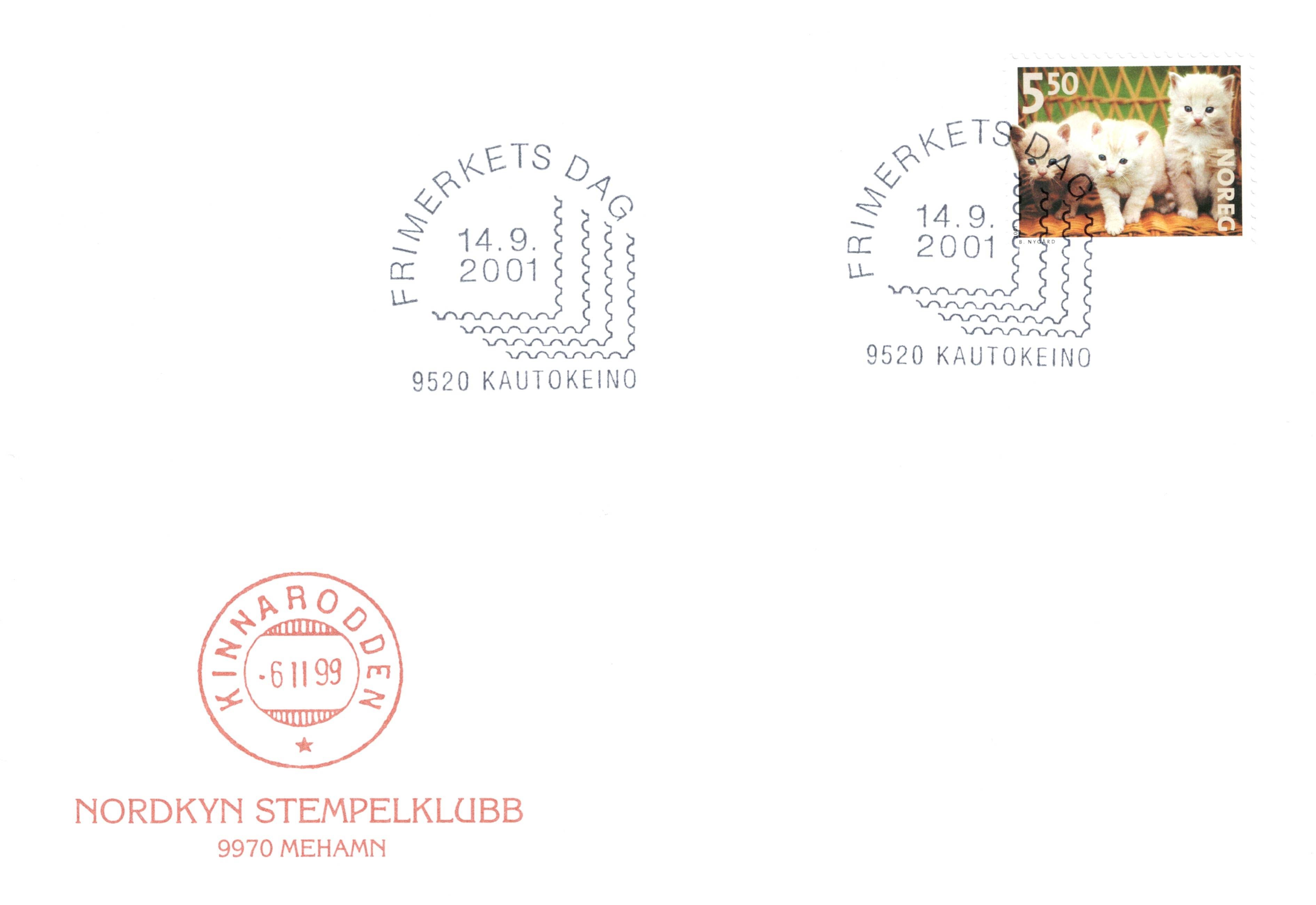 FDC 2001  NK1448  Vignett: 26  Grad: 6.