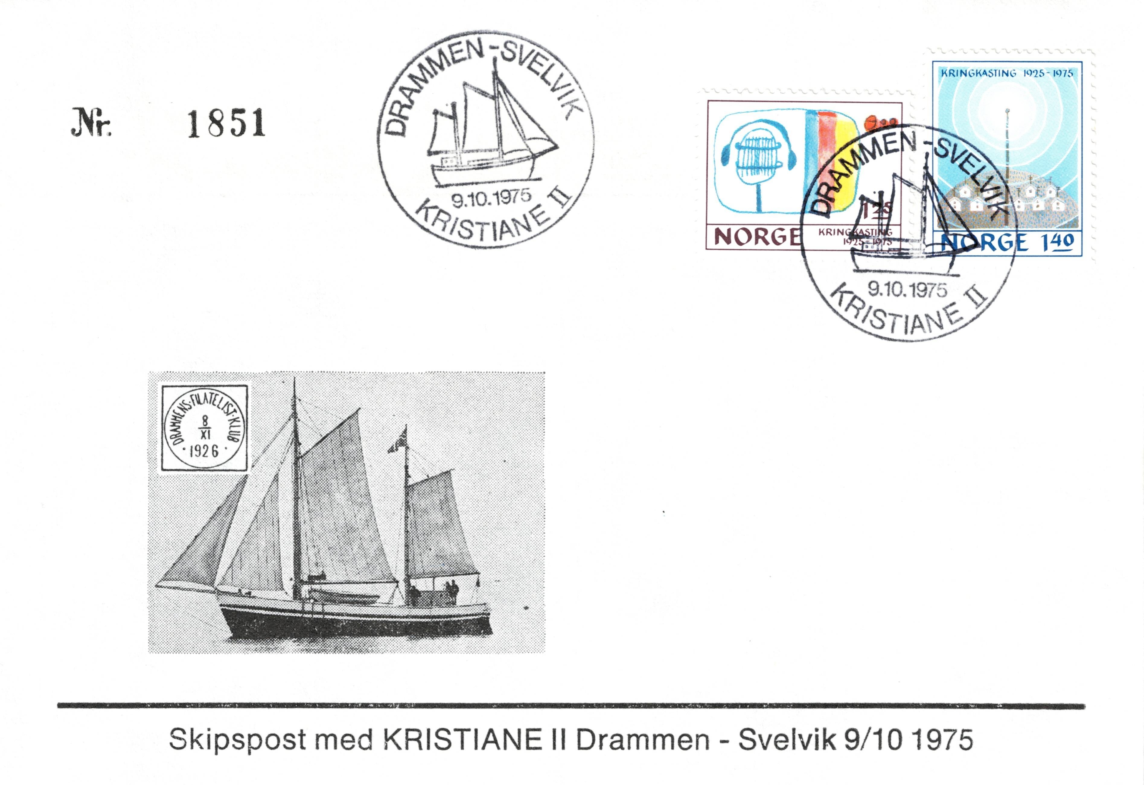 FDC 1975  NK760 - 761  Vignett: 13  Grad: 4.