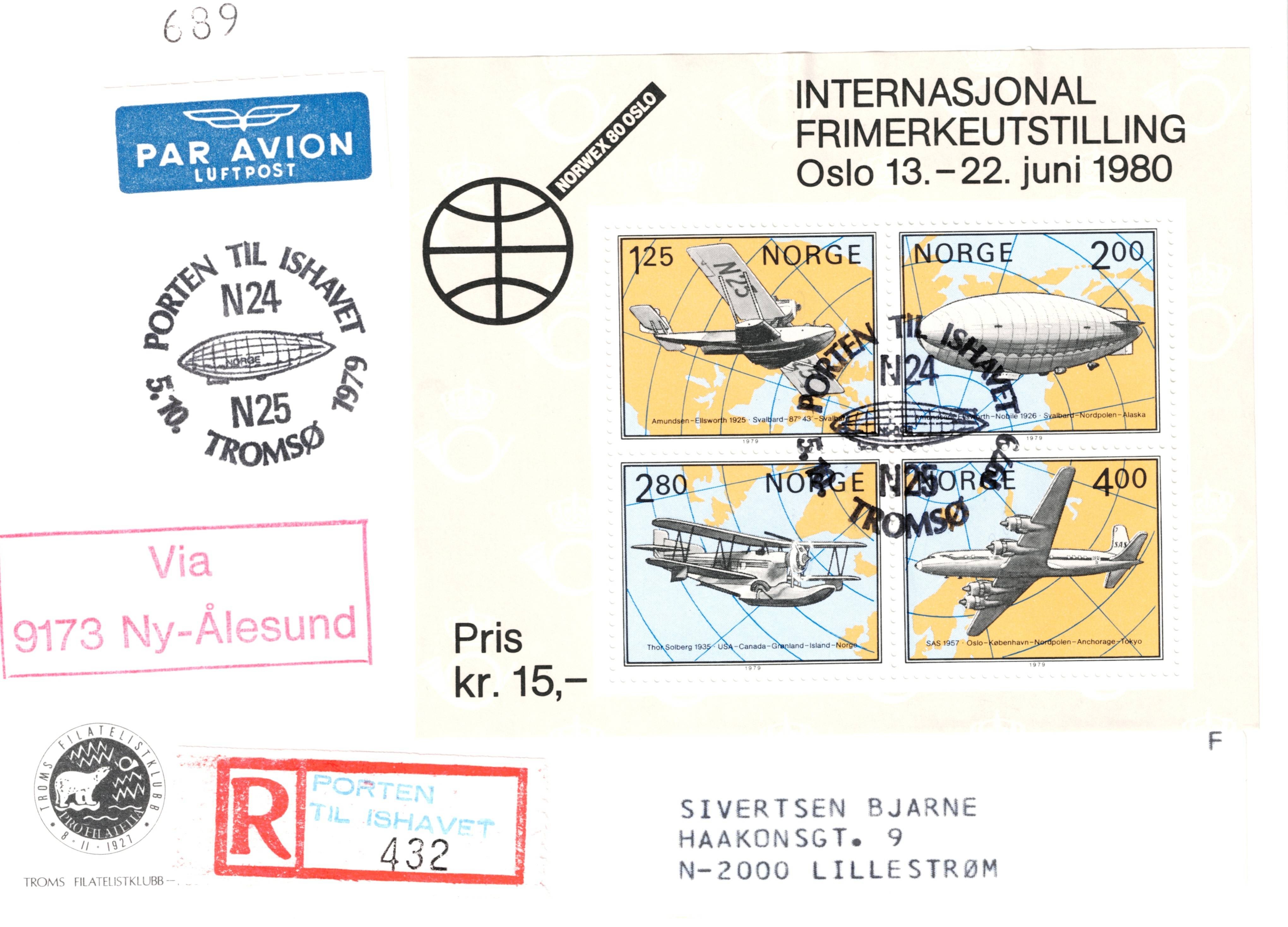 FDC 1979  NK850 - 853 BL2 Vignett: 16  Grad: 4.