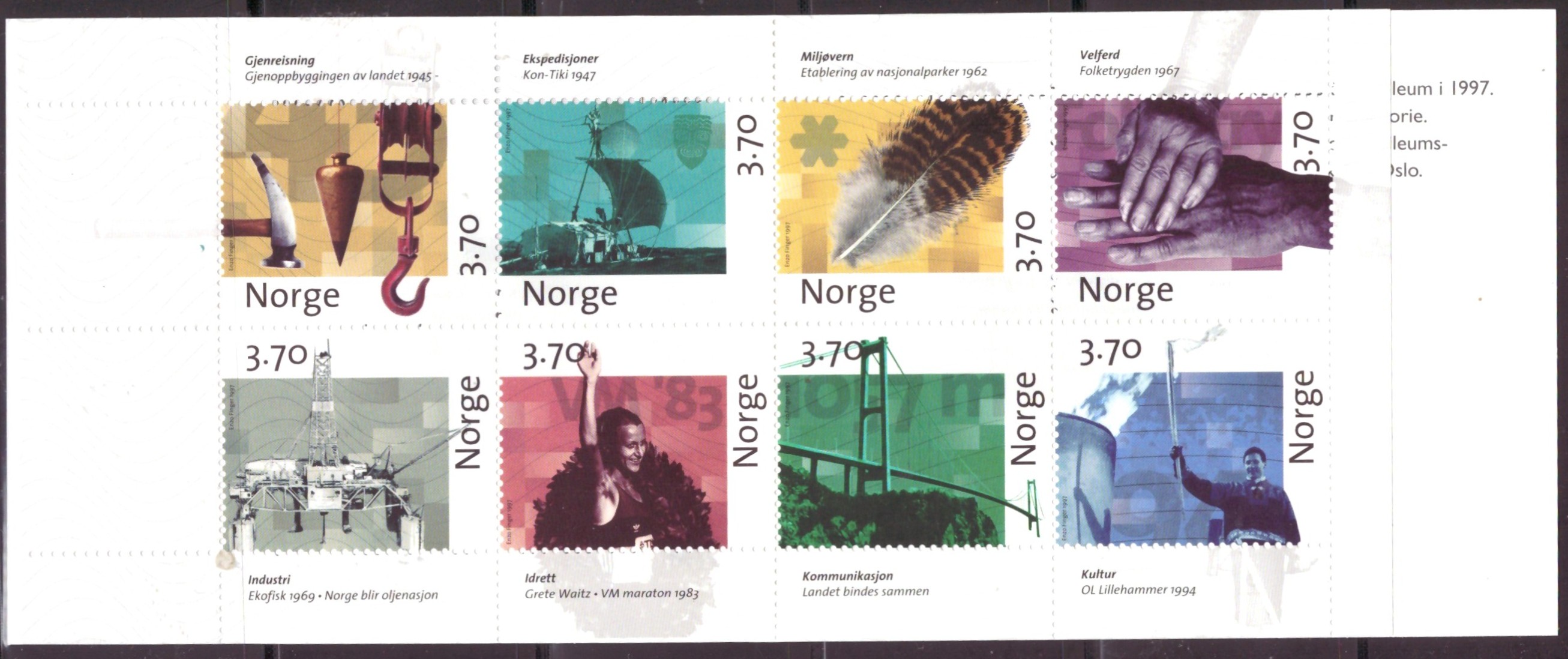 NK 1295/1302. (Hefte) POSTFRISK** (90,-)