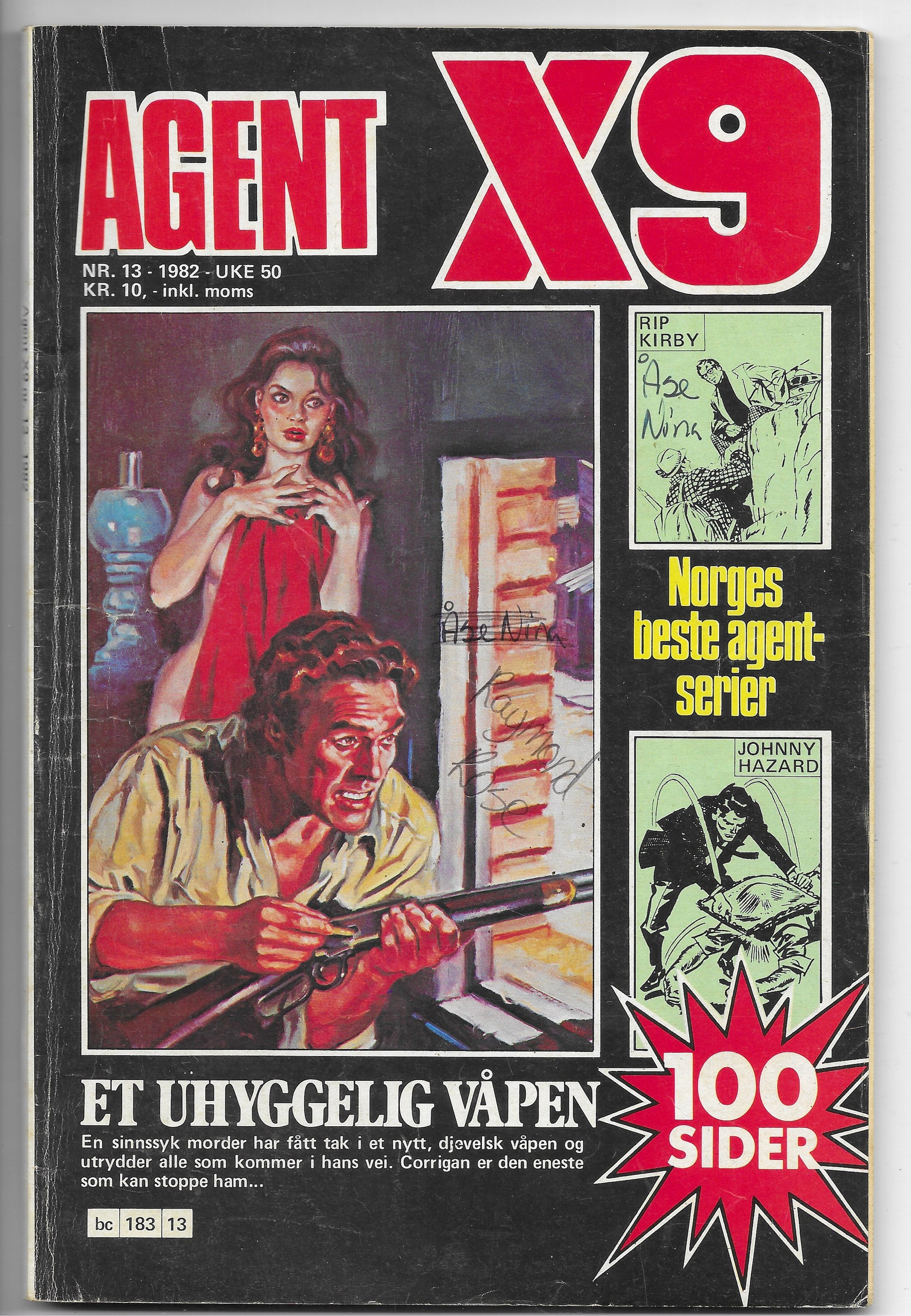AGENT  X9  Nr.13  1982  VG