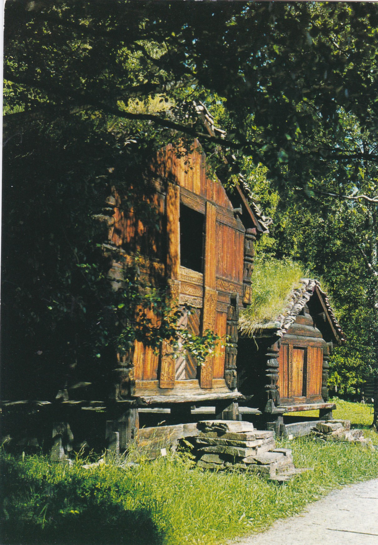 Oslo. Norsk Folkemuseum, Bygdøy. Aune F-7028-4
