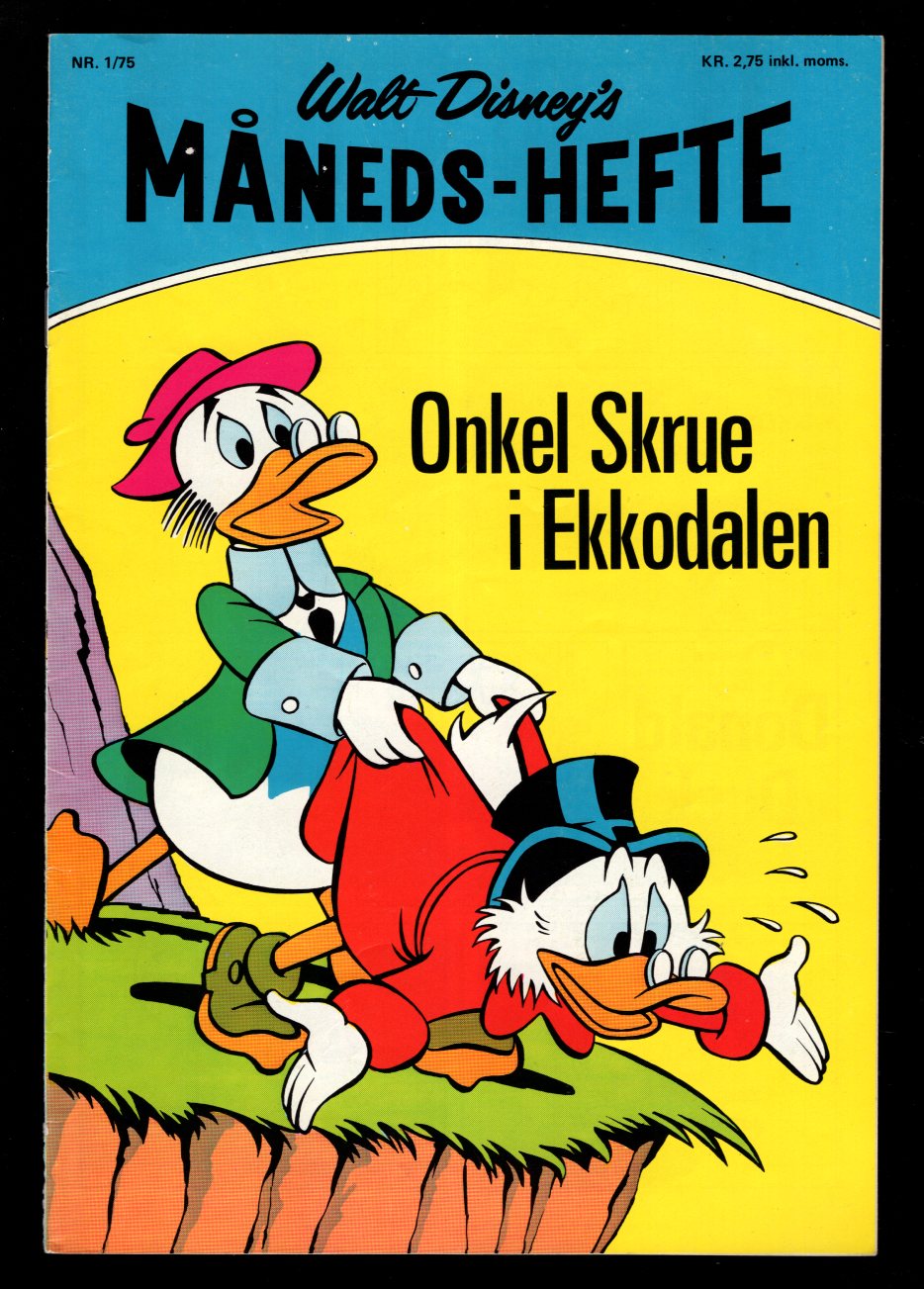 WALT DISNEY'S MÅNEDSHEFTE	1975	NR	1	*	KVALITET:	FN-