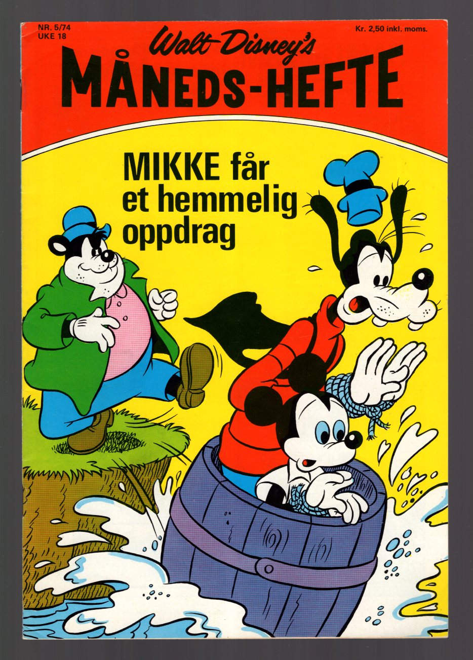 WALT DISNEY'S MÅNEDSHEFTE	1974	NR	5	##	KVALITET:	FN
