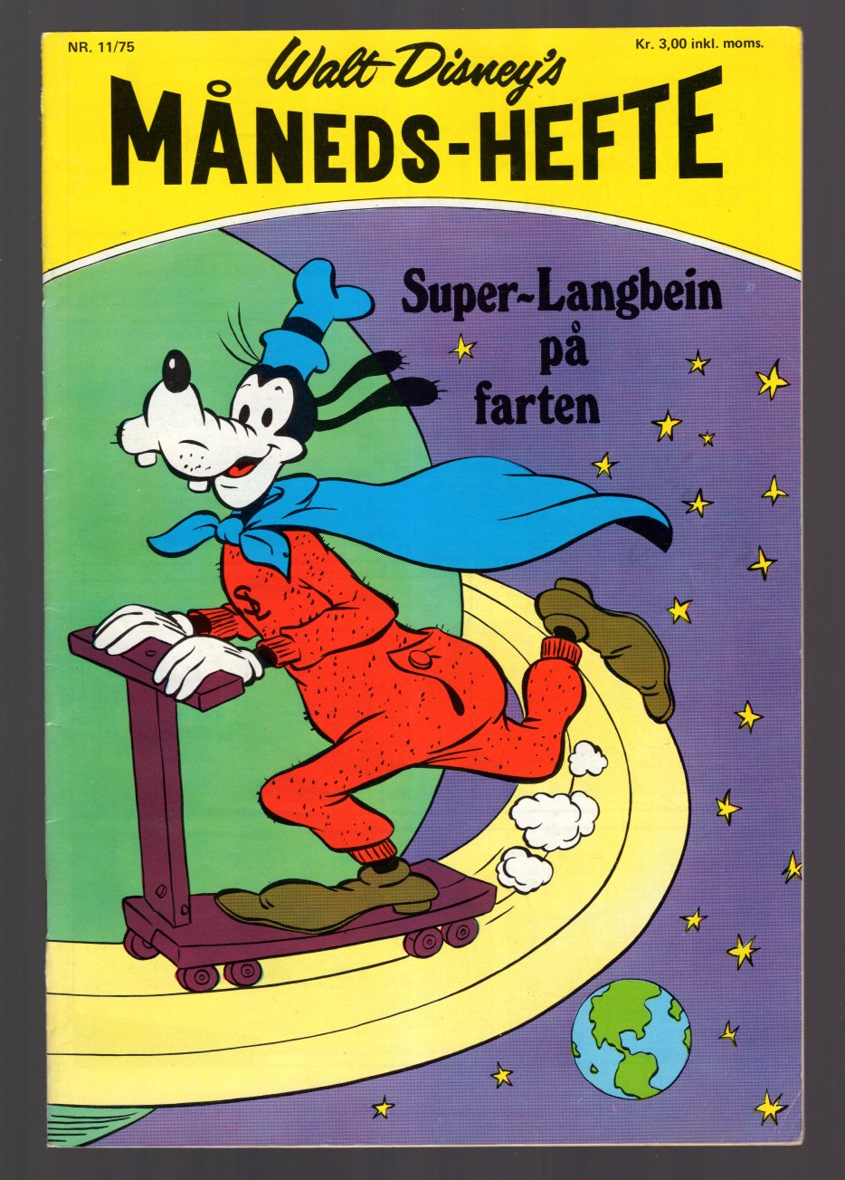 WALT DISNEY'S MÅNEDSHEFTE	1975	NR	11	##	KVALITET:	FN