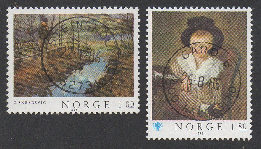 Nk 842 og 872 lux stemplet Steinsholt og Gard