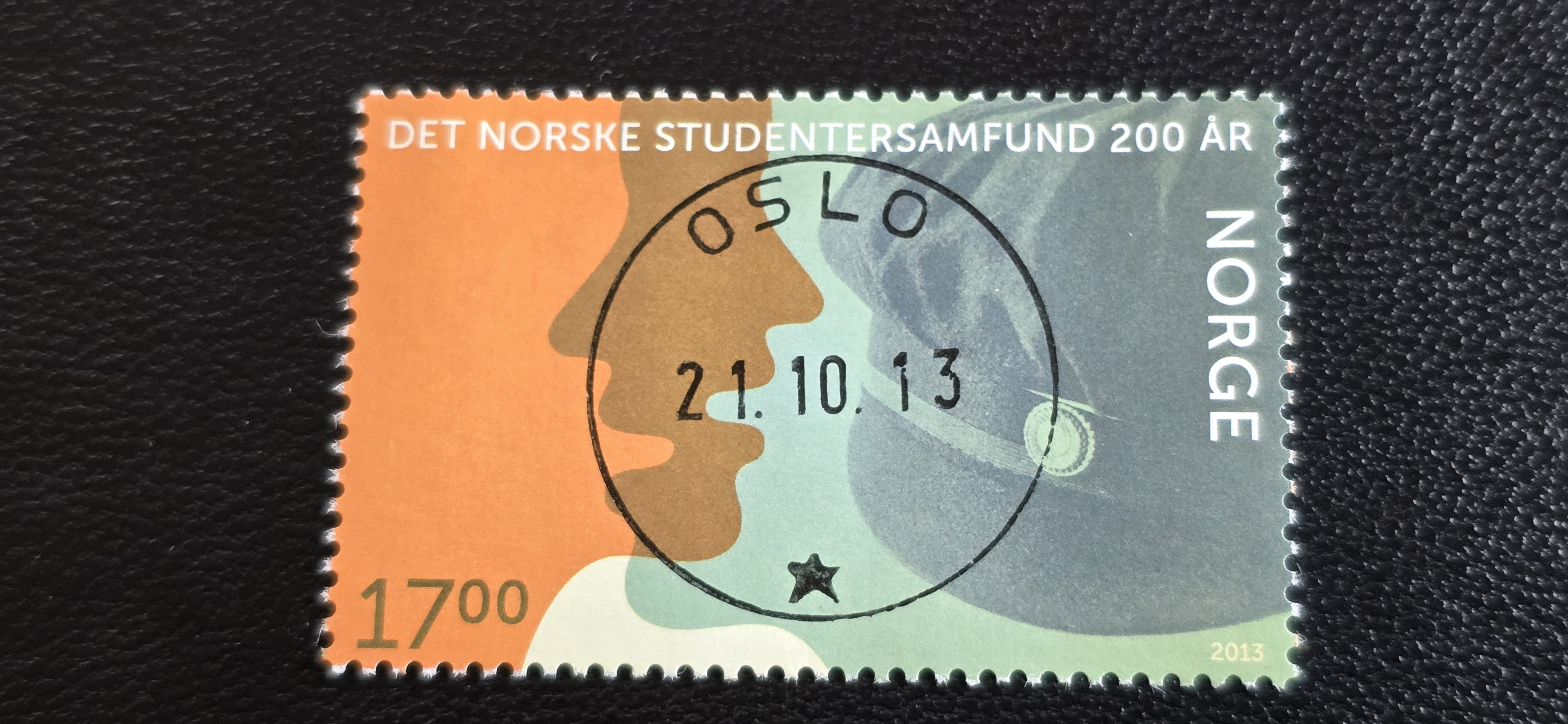 OSLO 21.10.13 STUDENTERSAMFUND NK 1851  17,-