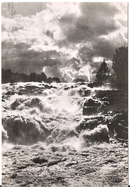 Hønefossen 1947. Mittet S 15/62