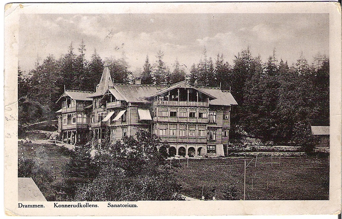 Konnerudkollens Sanatorium 1919. A.G. Olsen