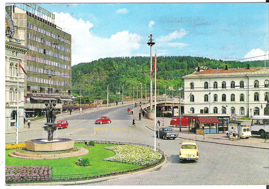 Drammen, Strømsø Torg 1969. Trimboli 045/4