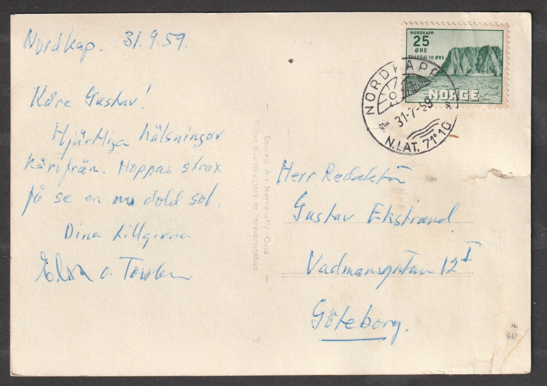 NK 445 - Nordkapp 31 7 59