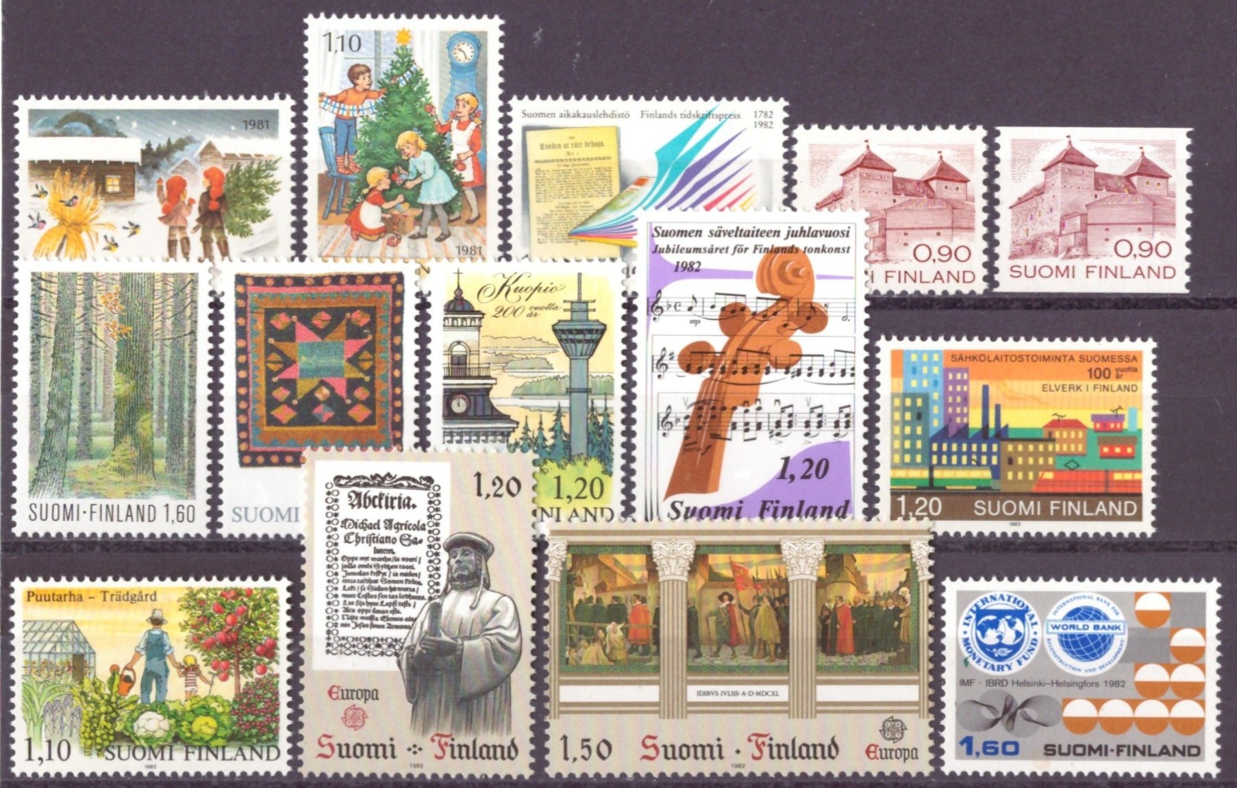 FINLAND. AFA 895-907. POSTFRISK** (107,-)
