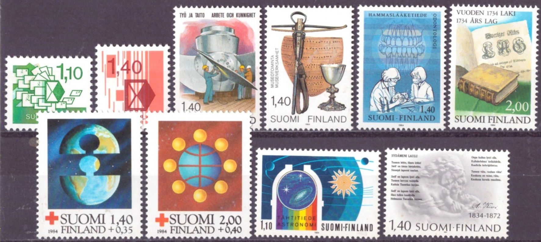 FINLAND. AFA 94649,52-57. POSTFRISK**    (55,-)
