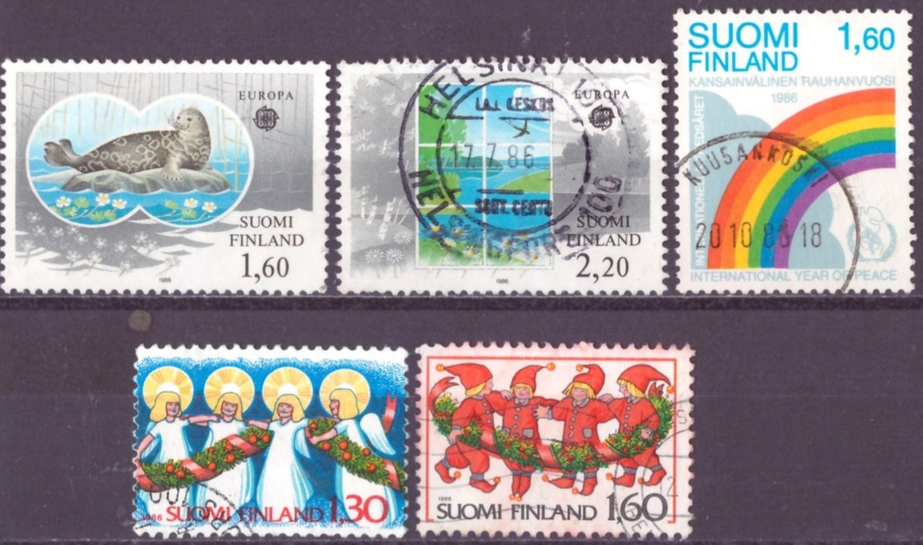 FINLAND. AFA DIV.987-1006. PENT RUNDSTEMPLA. (22,-)