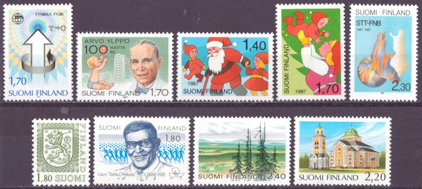 FINLAND. AFA 1024,27-34. POSTFRISK**    (65,-)