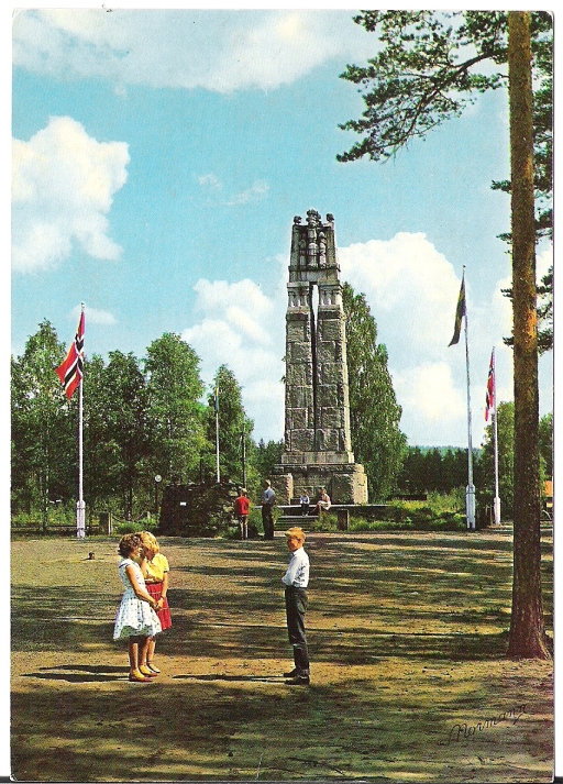 Magnor, Fredsmonumentet. Normann 5-11-1785