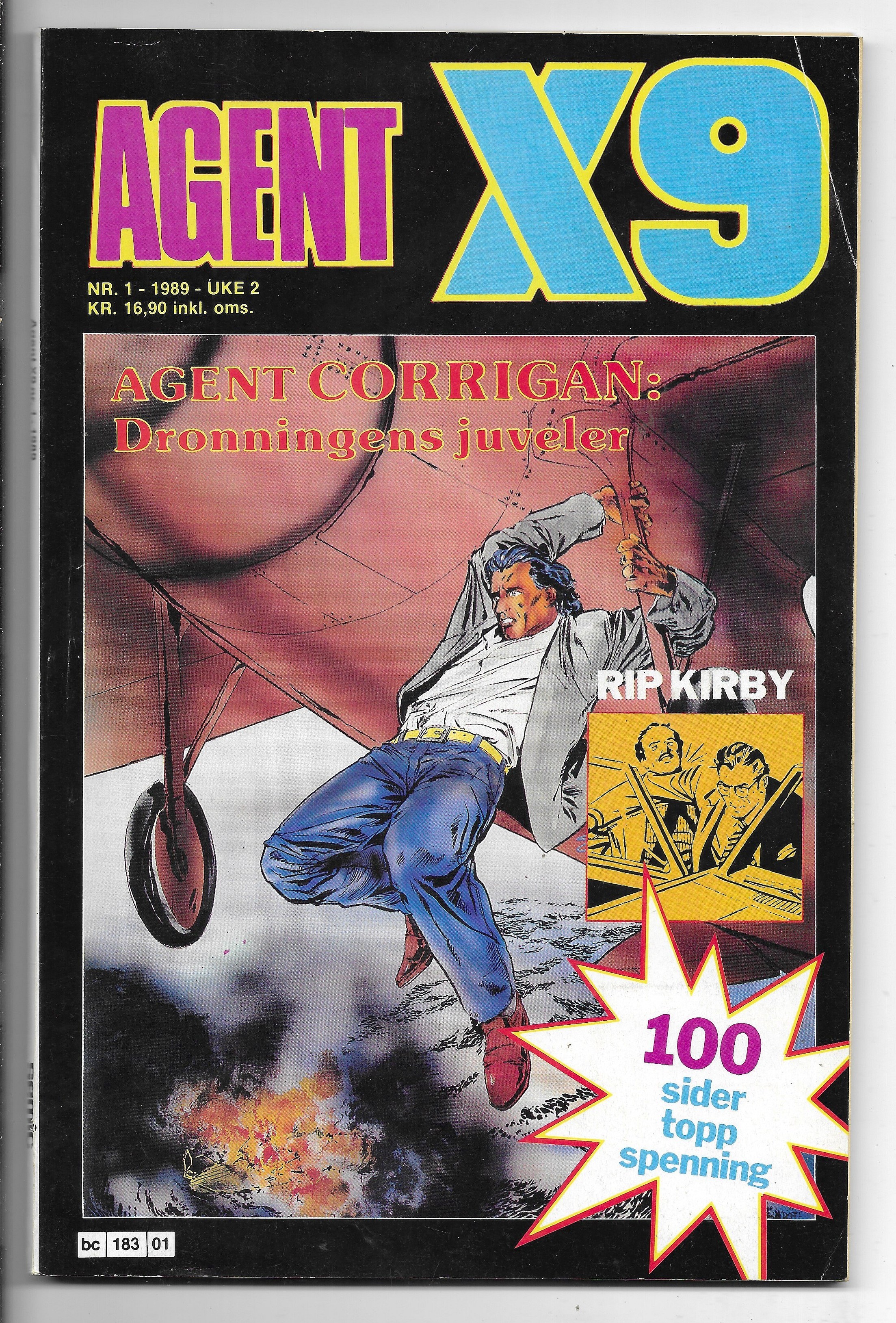 AGENT  X9  Nr.1  1989  FN