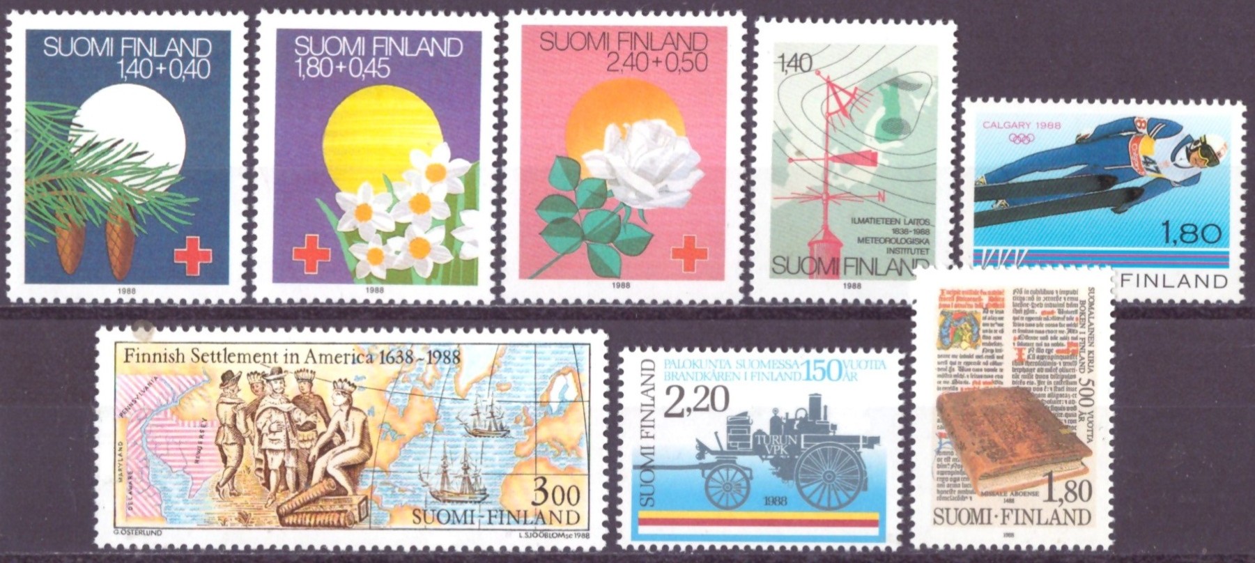 FINLAND. AFA 1040-45,50-51. POSTFRISK** (66,-)