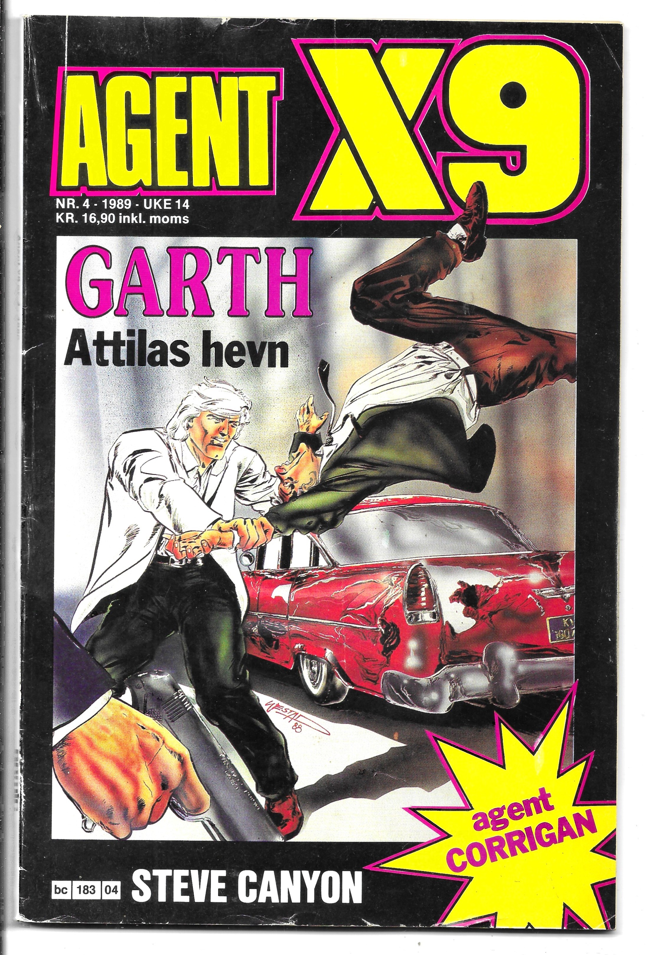 AGENT  X9  Nr.4  1989  VG
