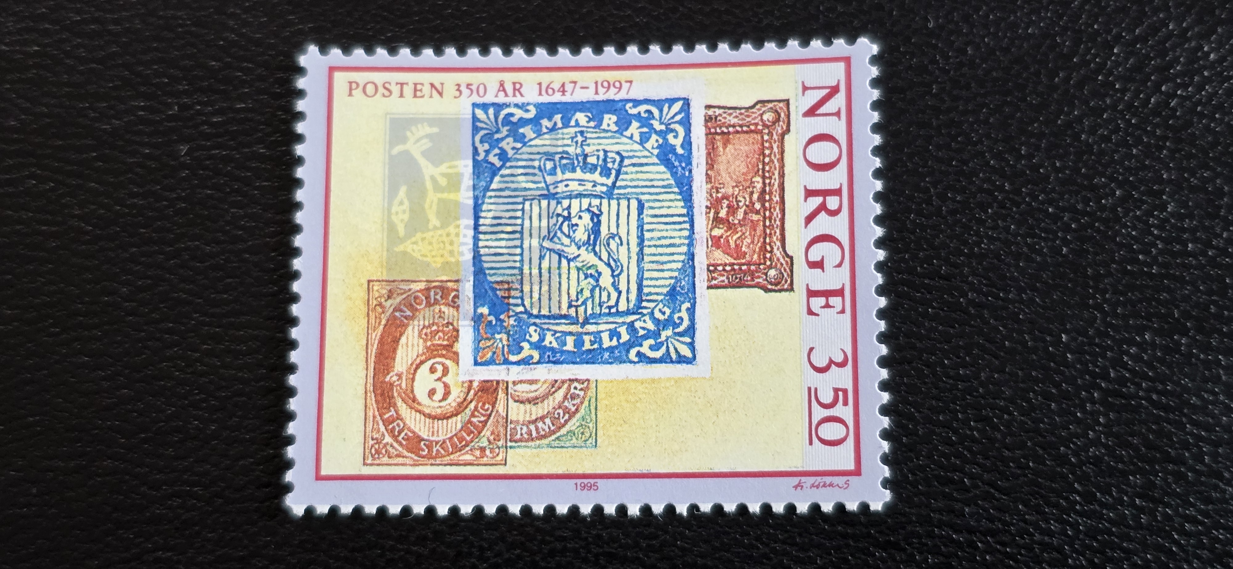 MANGLENDE SVALBARDMERKE NK 1243II POSTFRISKT