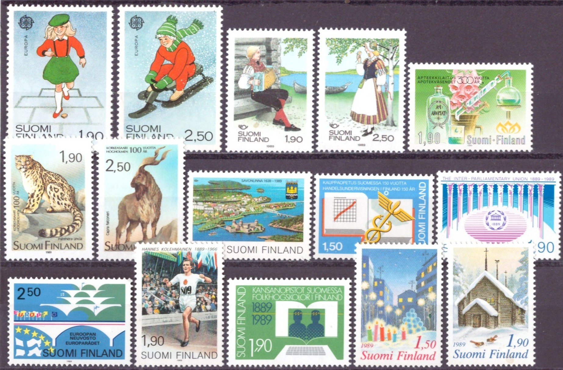 FINLAND. AFA 1072-79,81-87. POSTFRISK** (122,-)