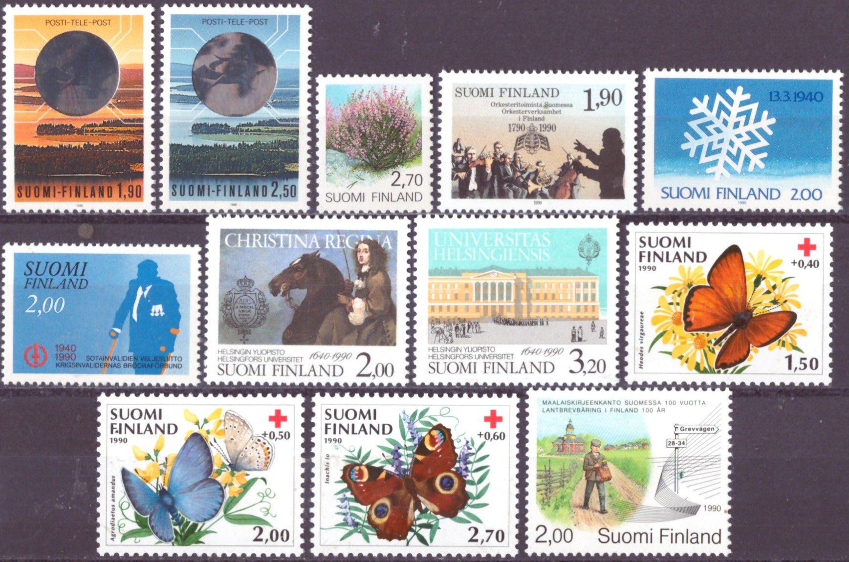 FINLAND. AFA DIV.1088-1103. POSTFRISK** (88,-)