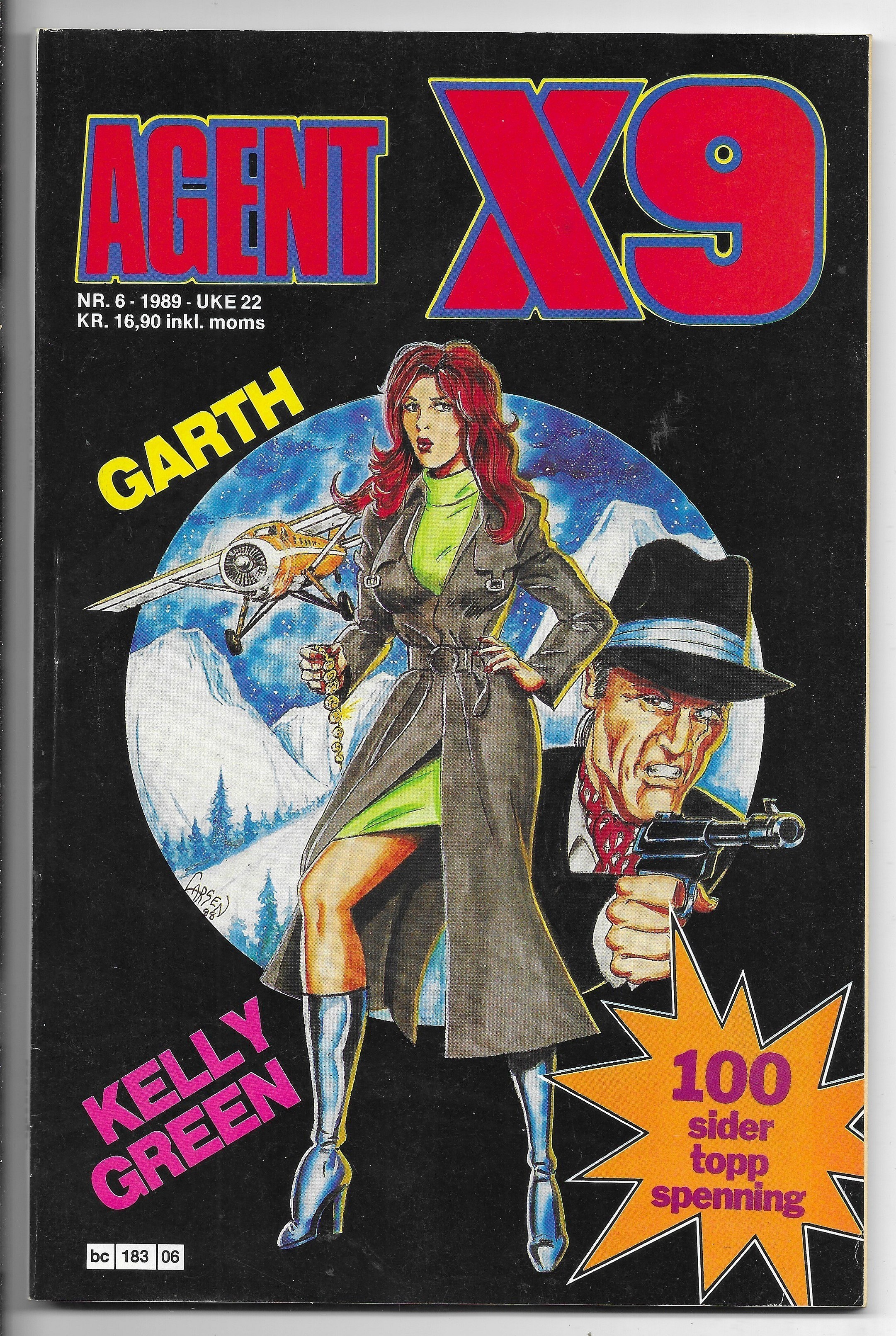AGENT  X9  Nr.6  1989  VF-
