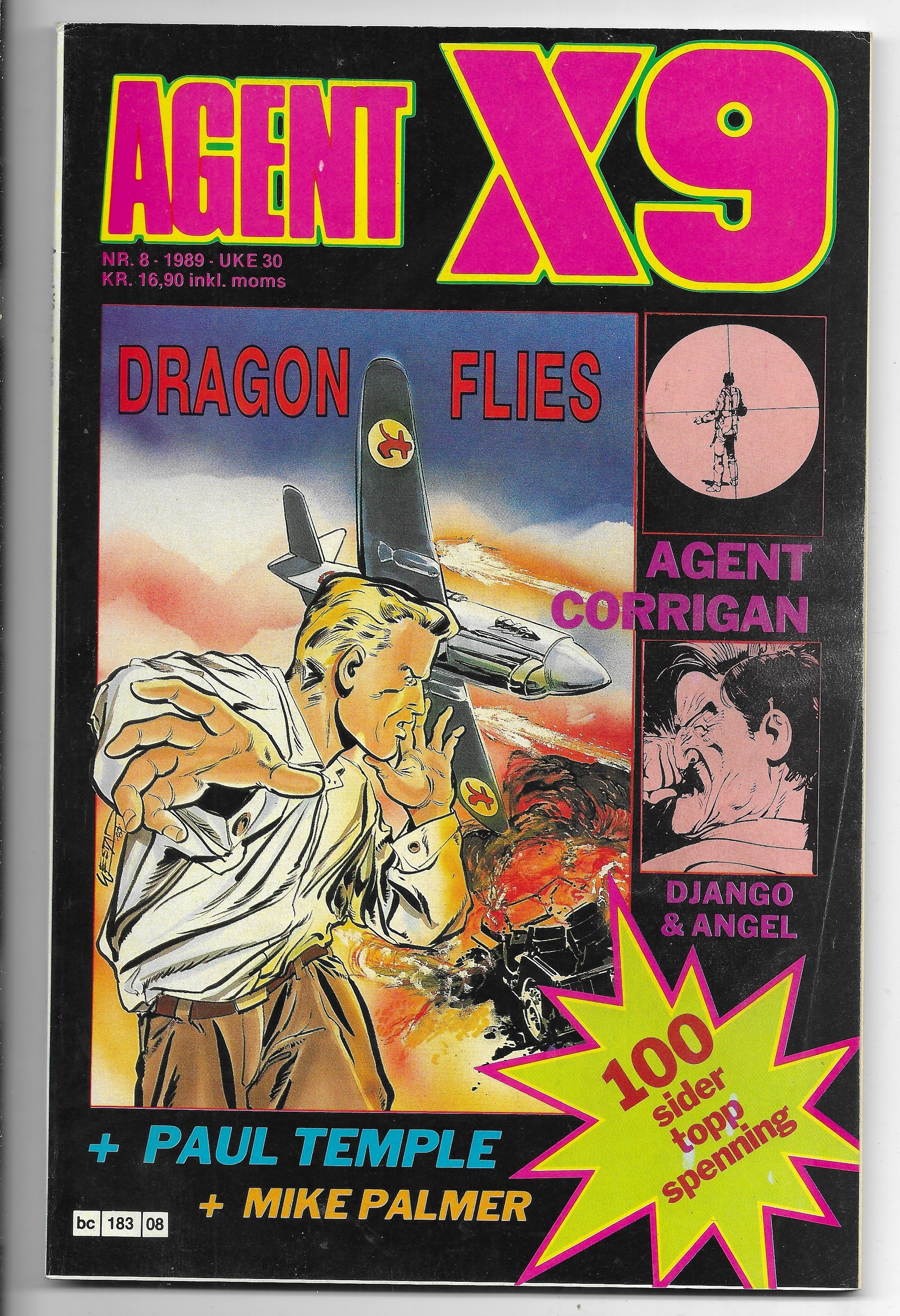 AGENT  X9  Nr.8  1989  VF-