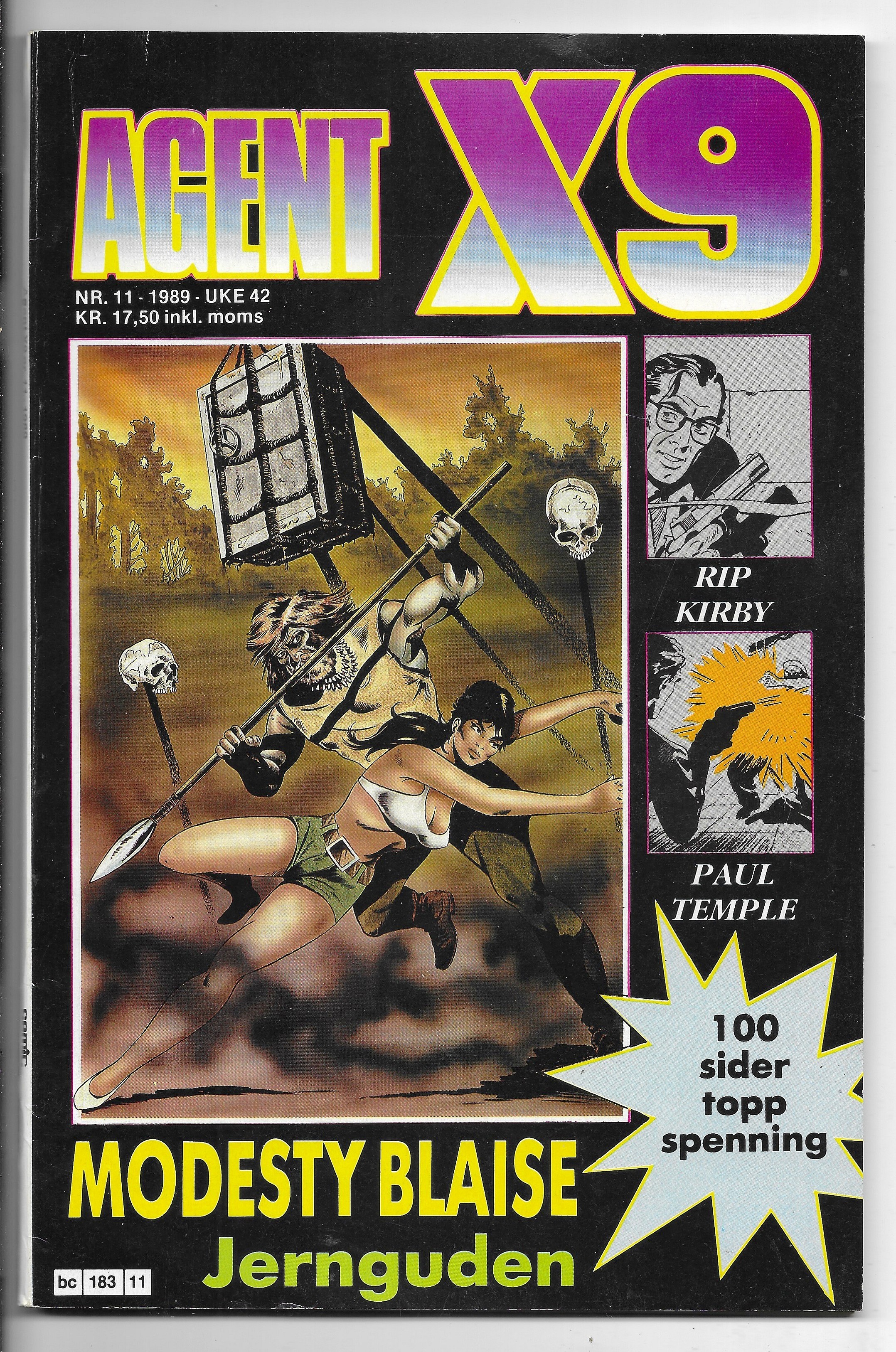 AGENT  X9  Nr.11  1989  FN