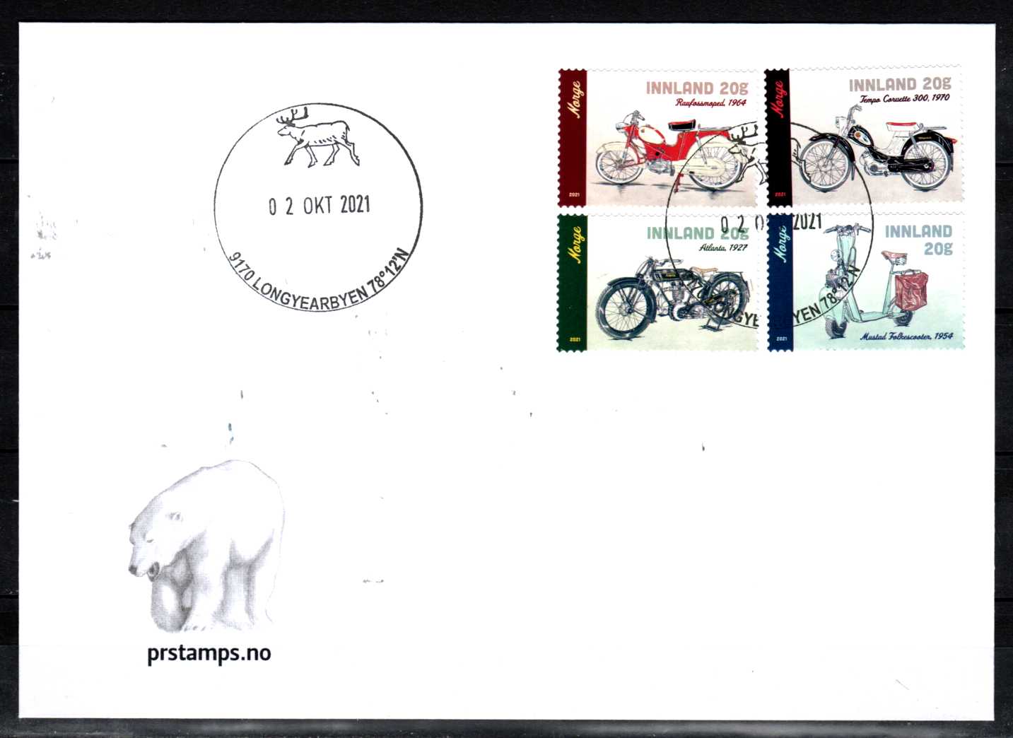 FDC HK 2060-63 stemplet Longyearbyen