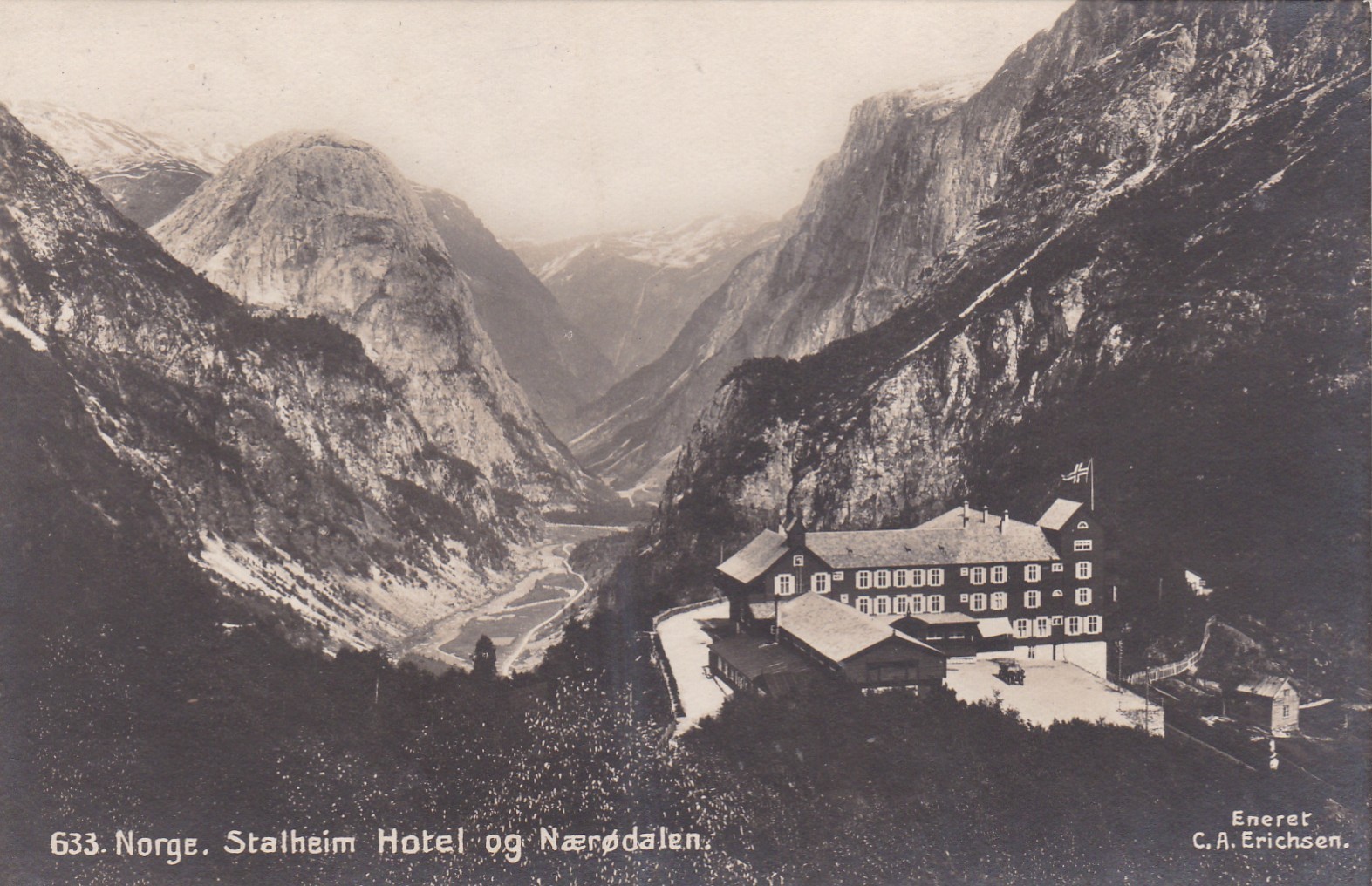 Stalheim hotel og Nærødalen ( C.A. Erichsen 633)