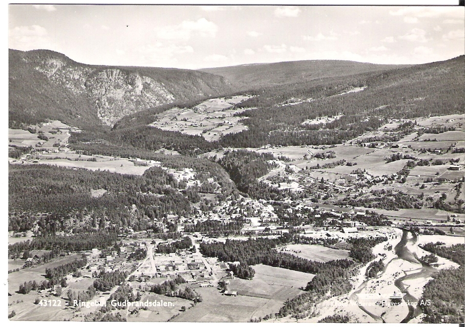 Ringebu, Gudbrandsdalen. Widerøe's Flyveselskap 43122