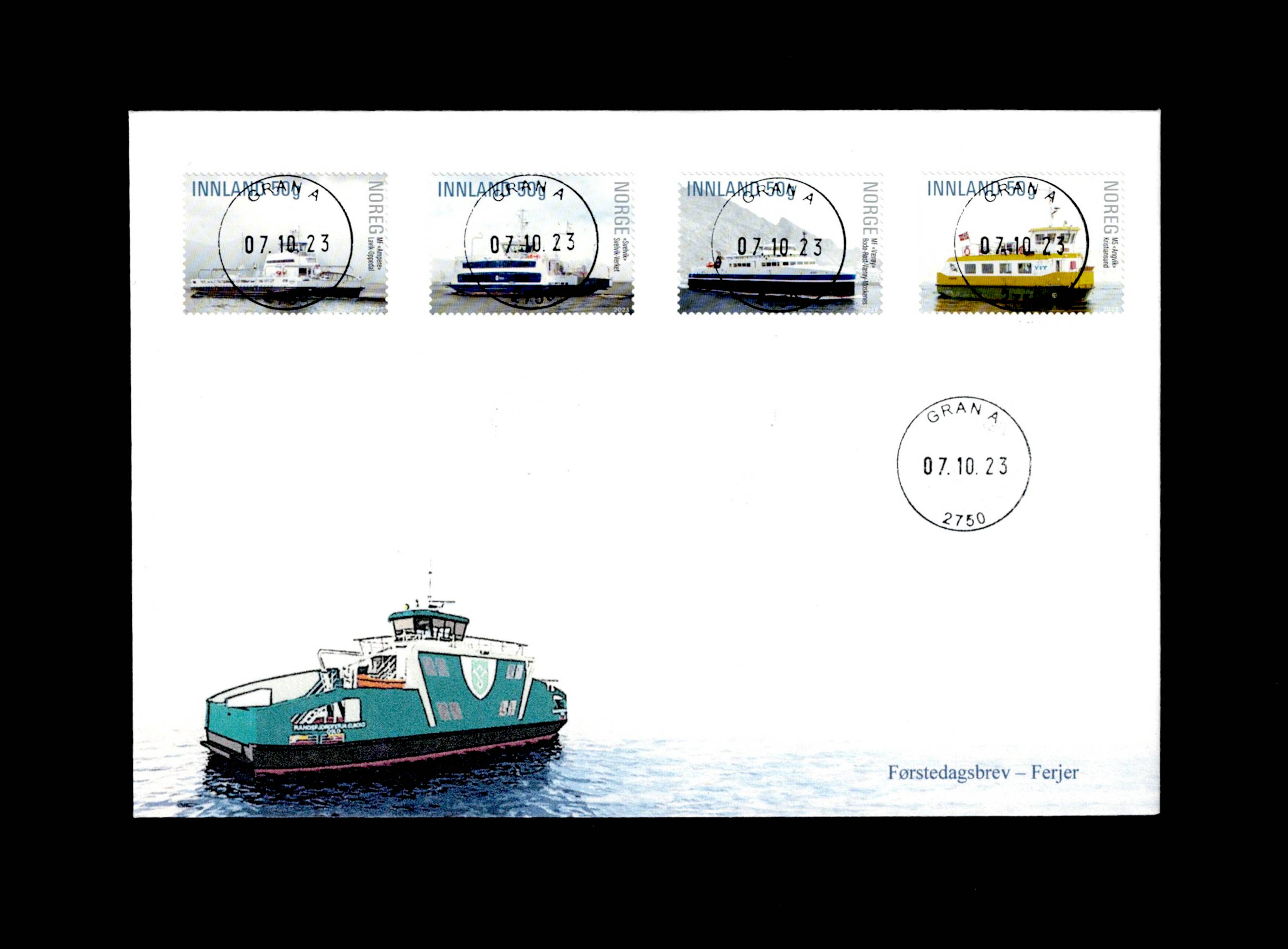 FDC 2023 NK2105-08 Ferjer GRAN vignet MP (15)