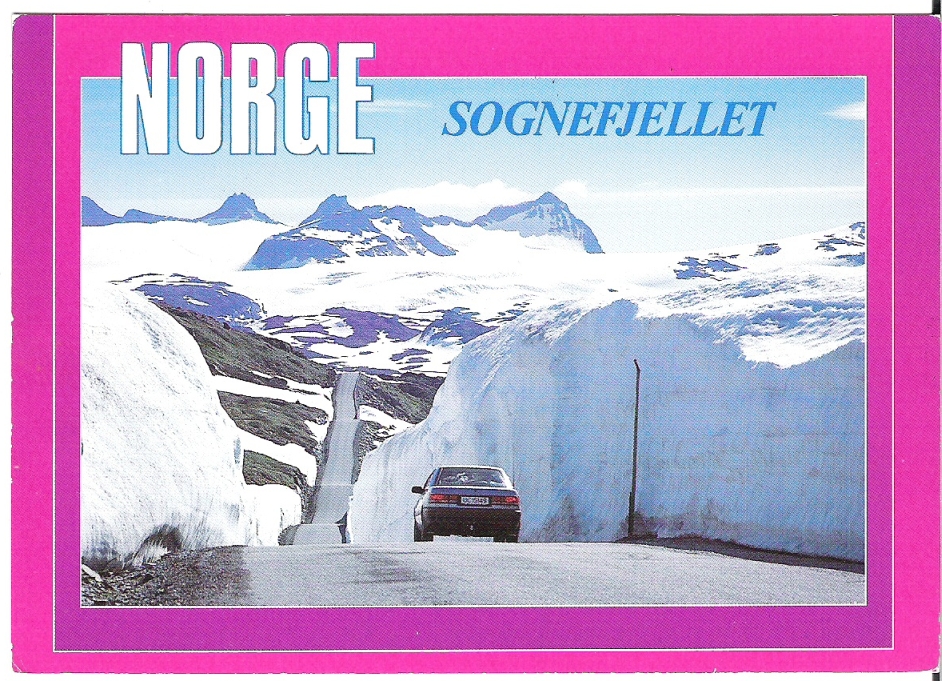 Sognefjellsveien mot Smørstabbreen 1992. Aune F-14062-1