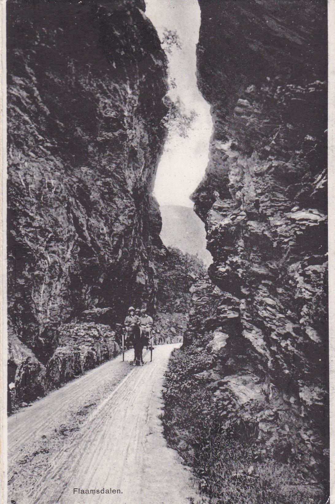 Flaamsdalen. Hest/vogn ( O. Svanøe)